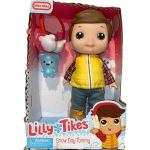 Little Tikes Snow Day Tommy Doll w/ Winter Themed Moldable Snow Bear New in Box
